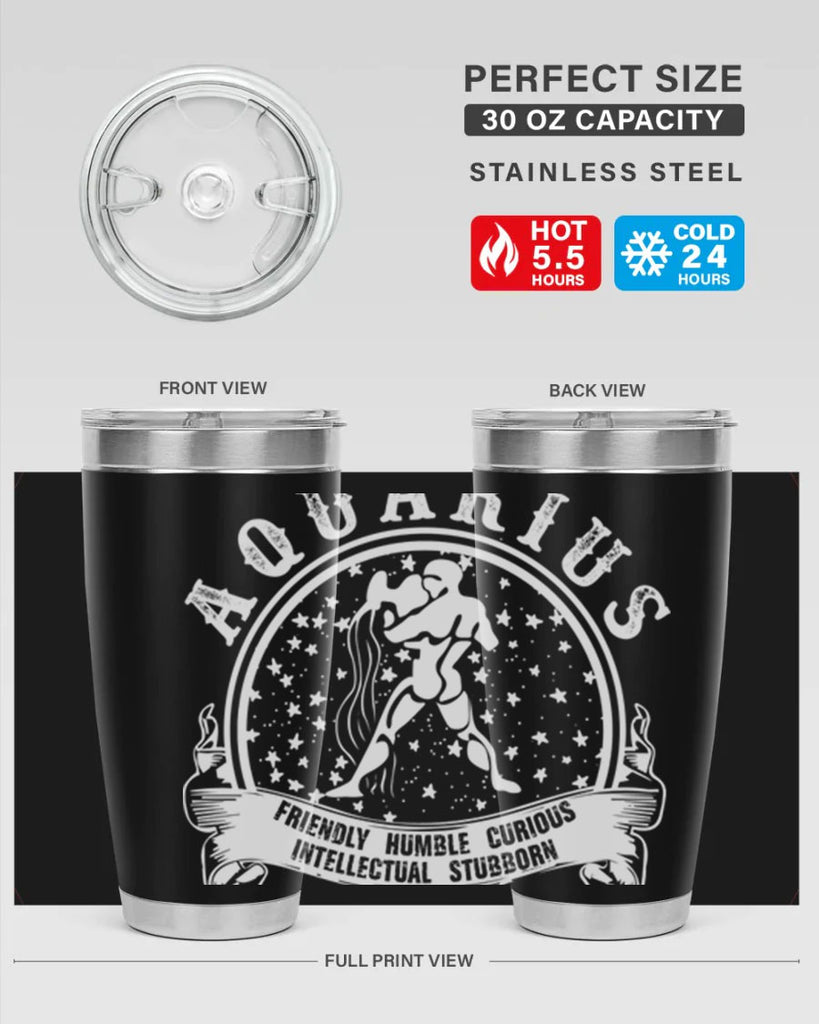 Aquarius 43#- zodiac- Tumbler