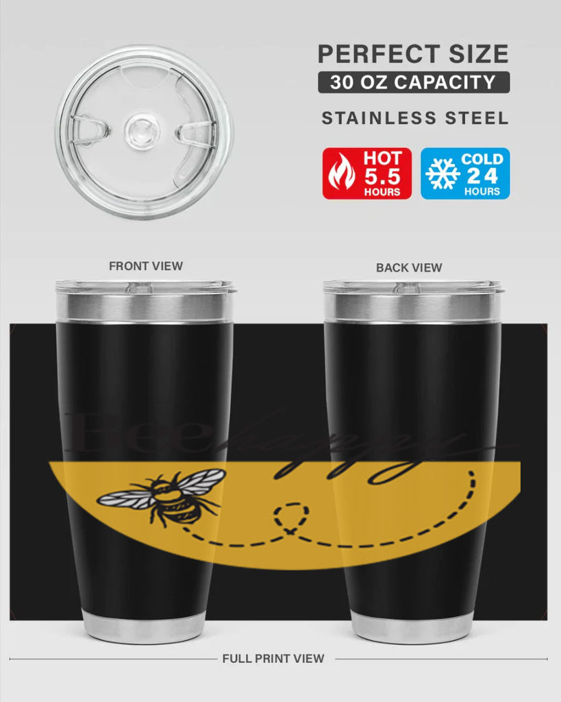 Bee Happy30#- spring- Tumbler