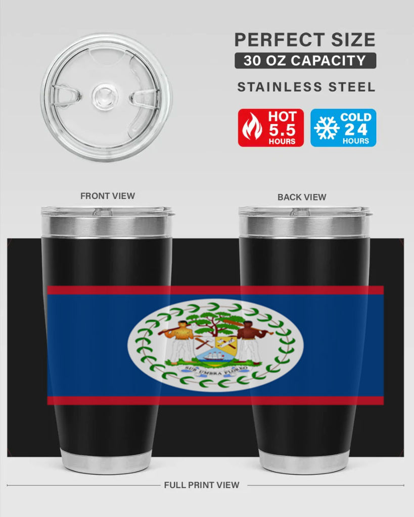 Belize 180#- world flags- Tumbler