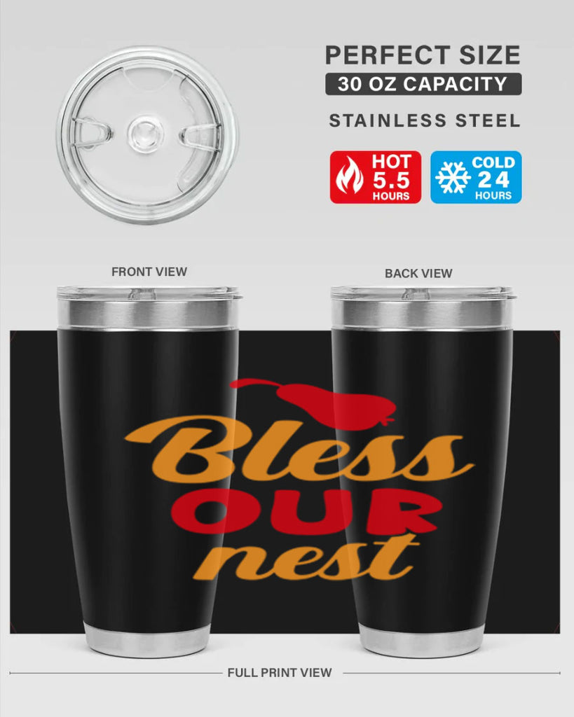 Bless our nest 53#- spring- Tumbler