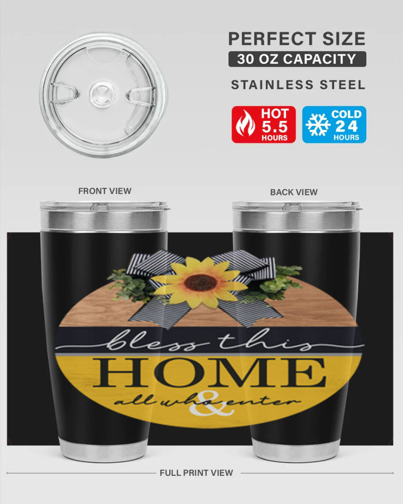 Bless this Home and all Mockup56#- spring- Tumbler