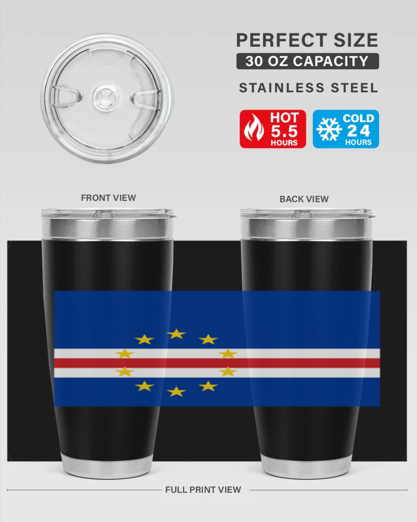 Cabo Verde 169#- world flags- Tumbler