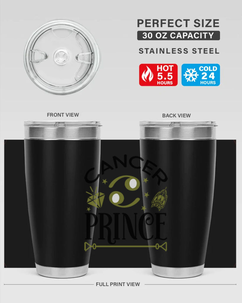 Cancer prince 159#- zodiac- Tumbler