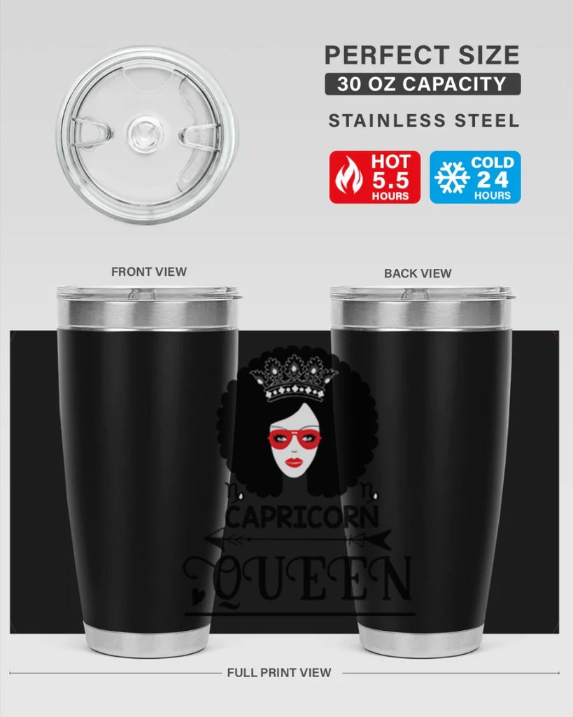 Capricorn queen 197#- zodiac- Tumbler