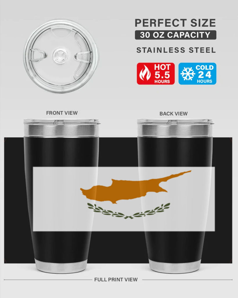 Cyprus 153#- world flags- Tumbler