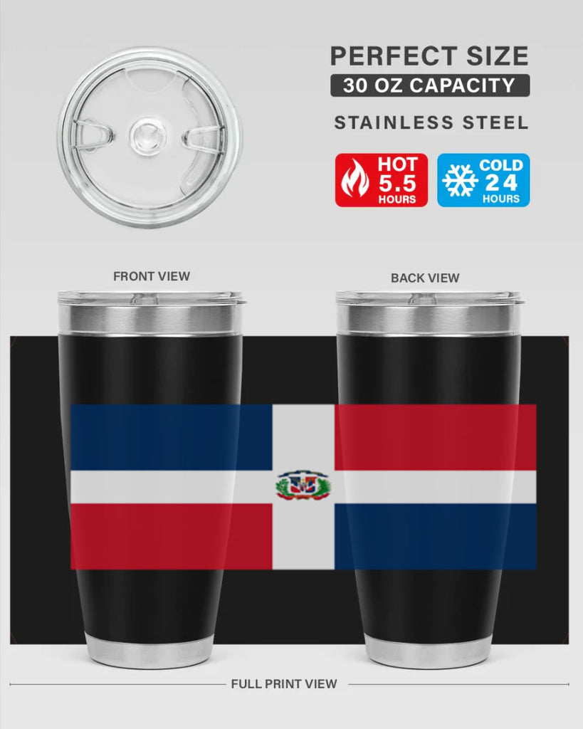 Dominican Republic 148#- world flags- Tumbler