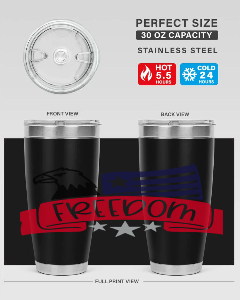 Freedom Style 147#- Fourt Of July- Tumbler