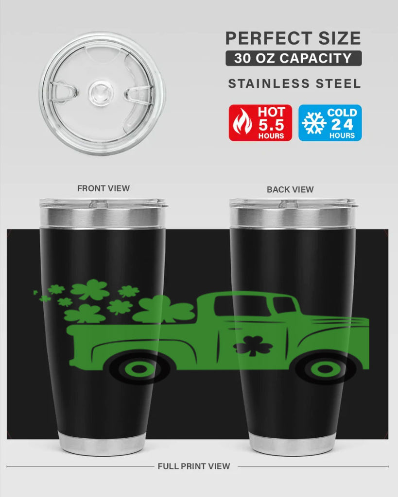 Green Truck Style 97#- St Patricks Day- Tumbler