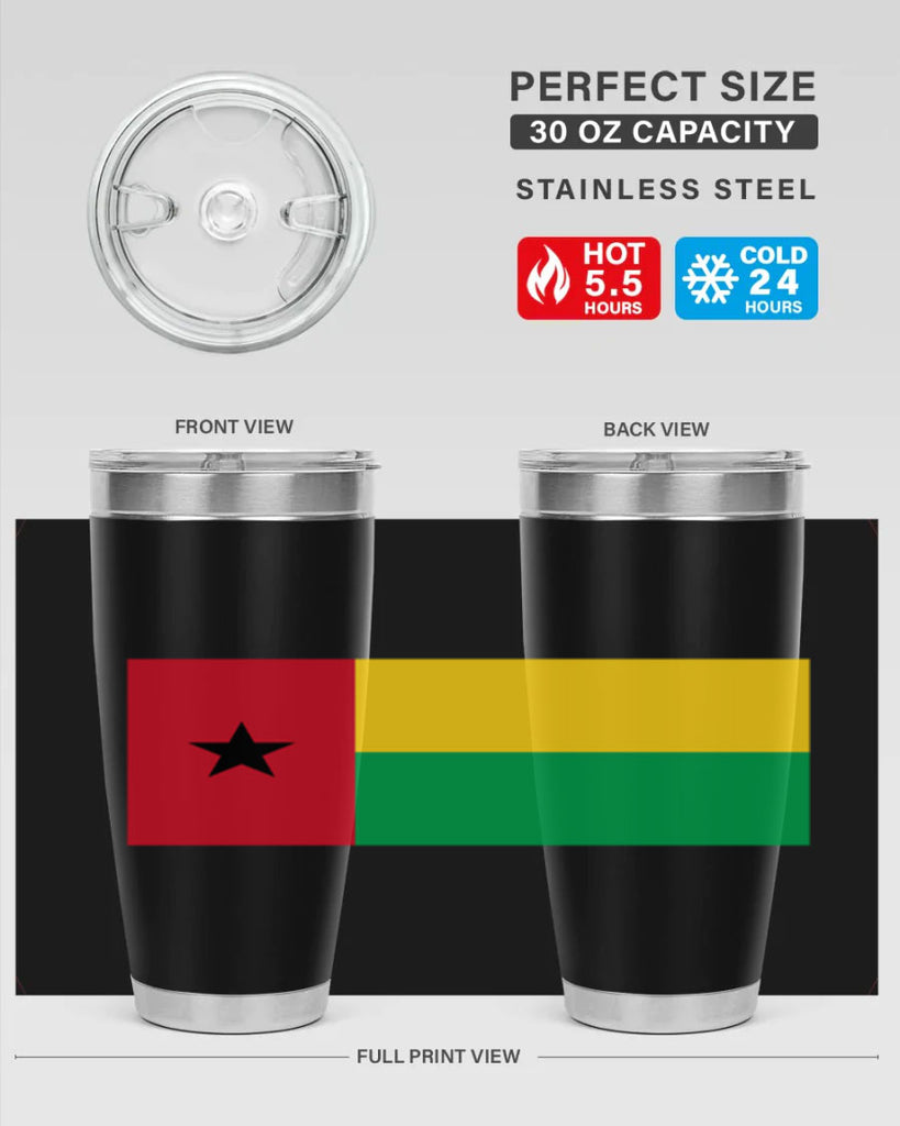 GuineaBissau 128#- world flags- Tumbler