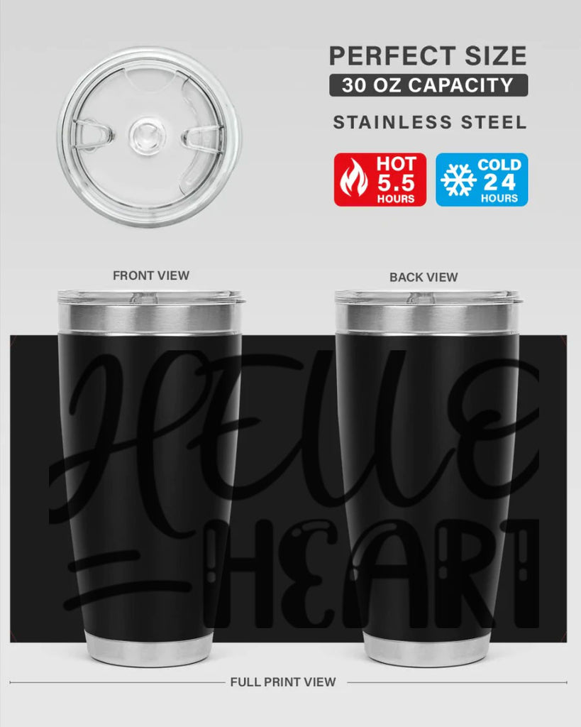 HELLO HEART  220#- spring- Tumbler
