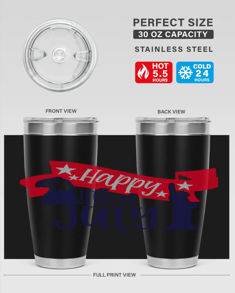 Happy th Of July Style 156#- Fourt Of July- Tumbler