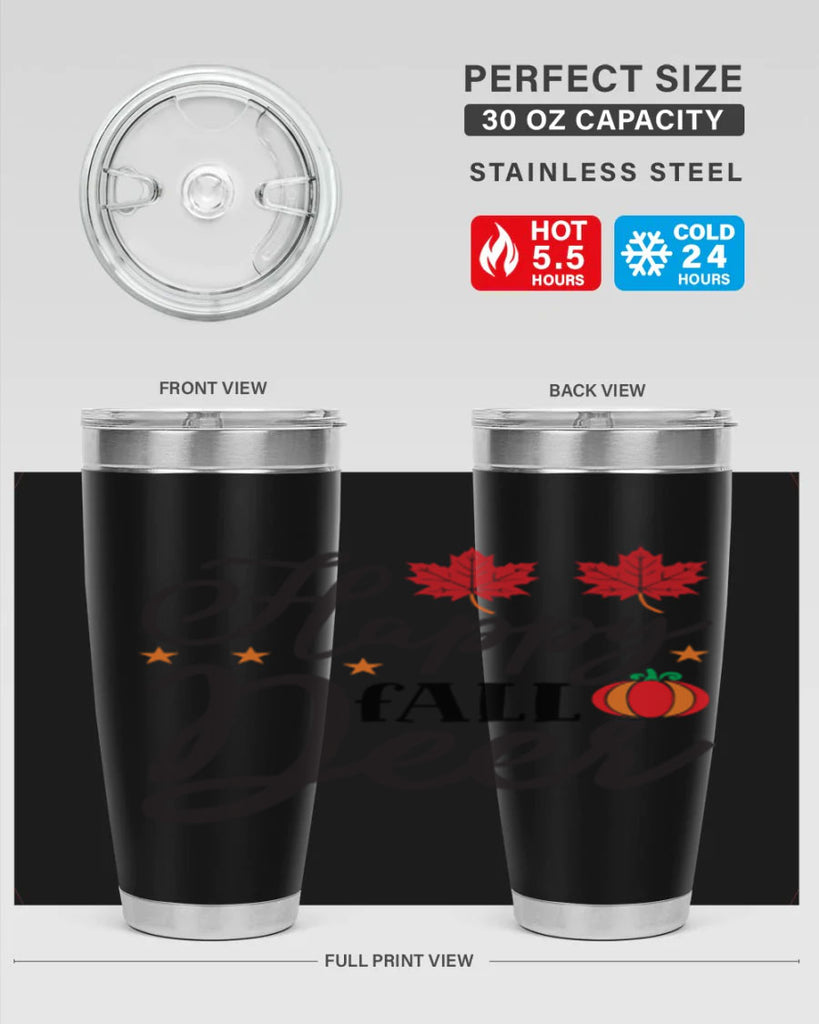 Happyfalldeer 254#- fall- Tumbler