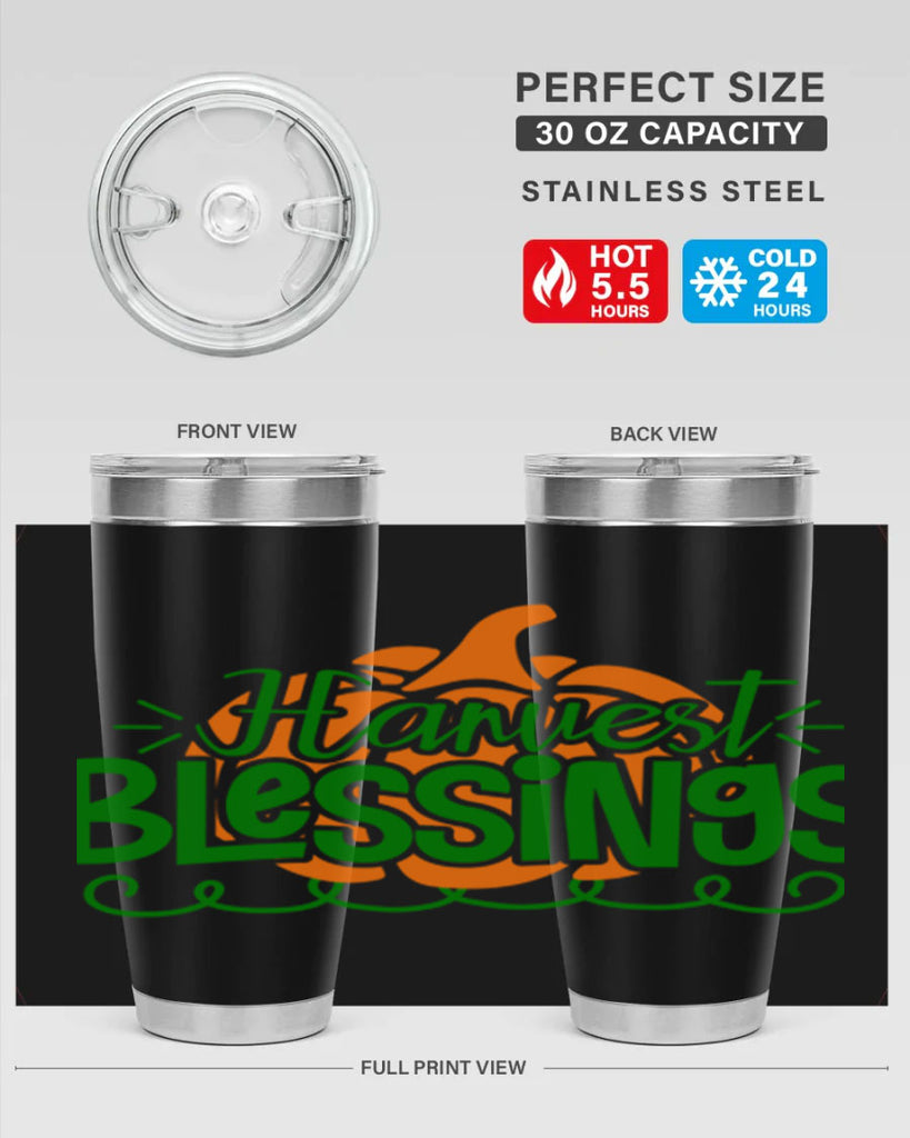 Harvest Blessings 265#- fall- Tumbler