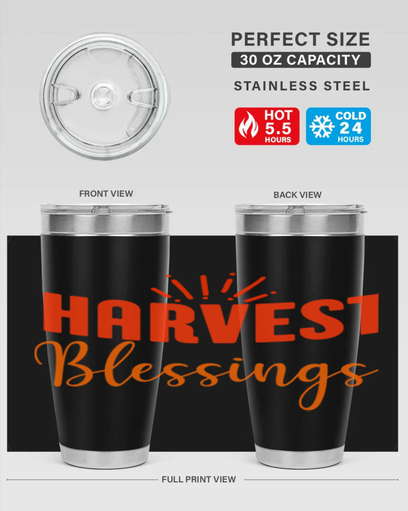 Harvest Blessings Design 264#- fall- Tumbler
