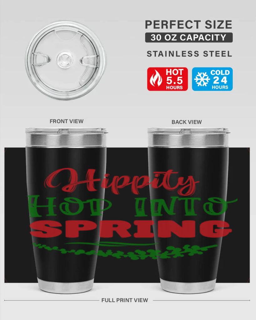 Hippity Hop into Spring 239#- spring- Tumbler