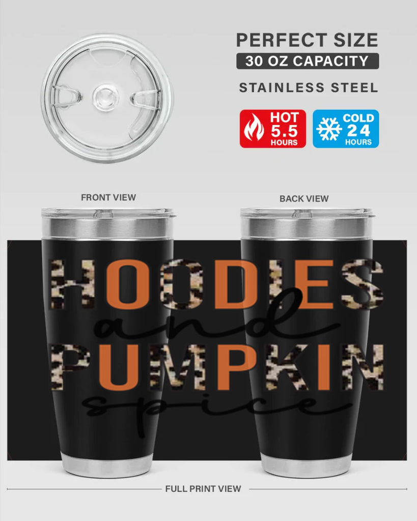 Hoodies and pumpkin spice 317#- fall- Tumbler