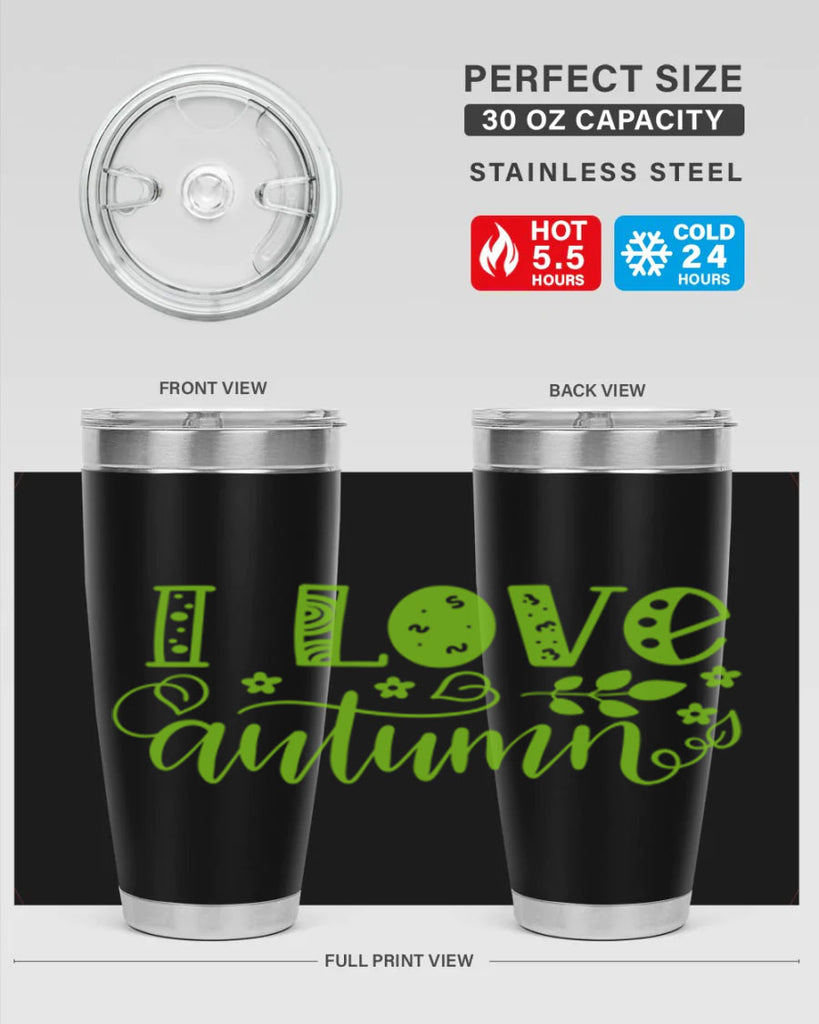 I Love Autumn 325#- fall- Tumbler