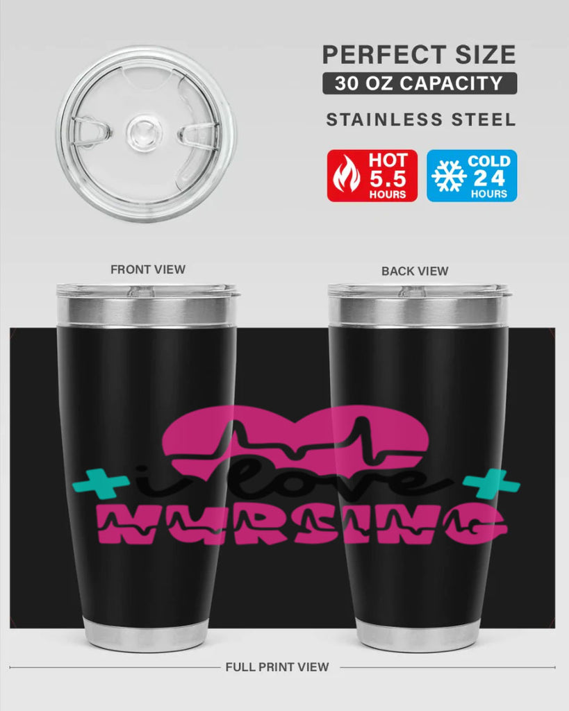 I Love Nursing Style Style 170#- nurse- tumbler