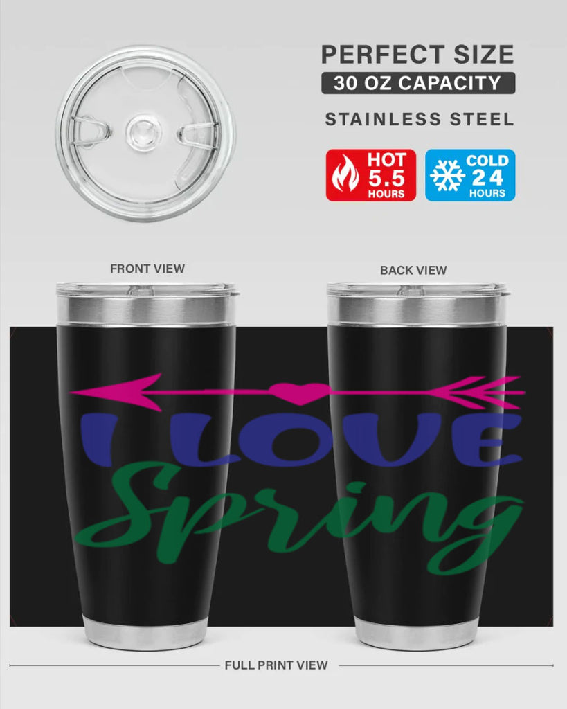 I Love Spring 272#- spring- Tumbler