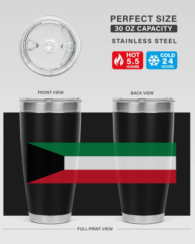 Kuwait 107#- world flags- Tumbler