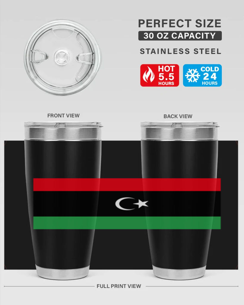 Libya 100#- world flags- Tumbler