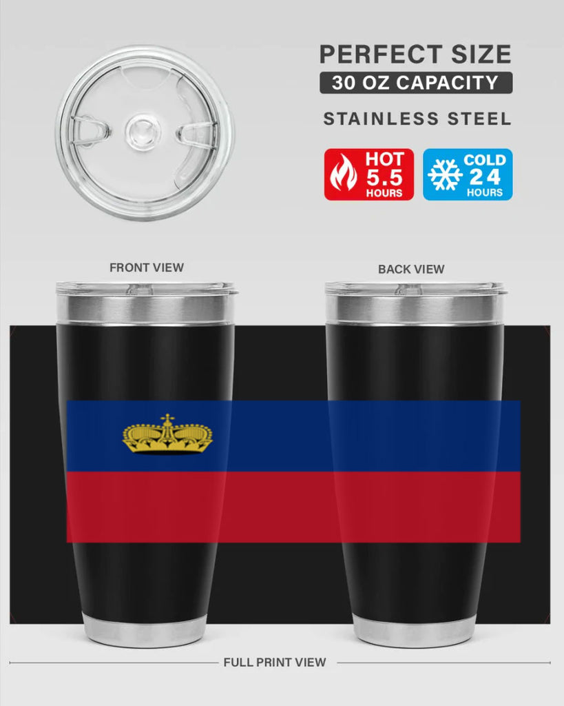 Liechtenstein 99#- world flags- Tumbler