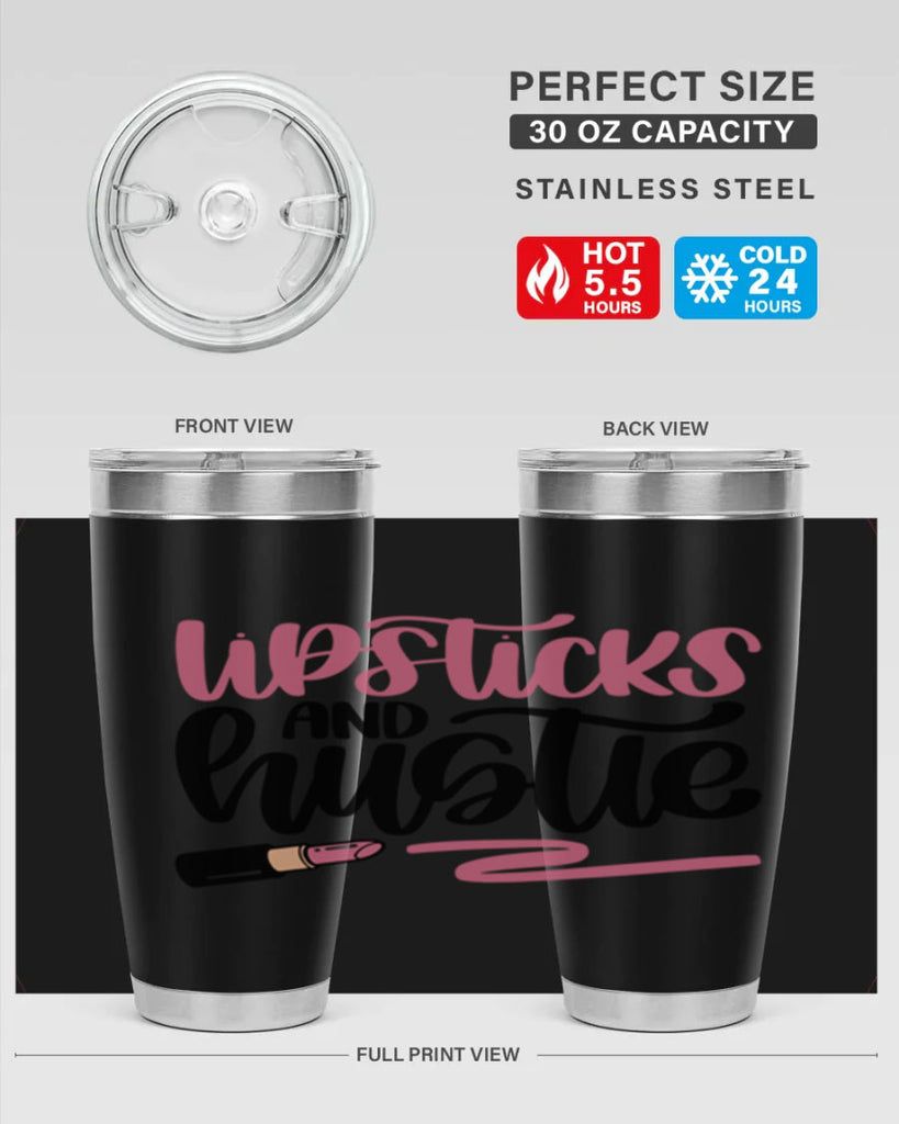 Lipstick And Hustie Style 59#- make up- Tumbler