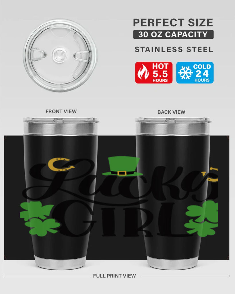 Lucky Girl Style 56#- St Patricks Day- Tumbler