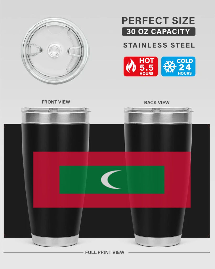 Maldives 93#- world flags- Tumbler