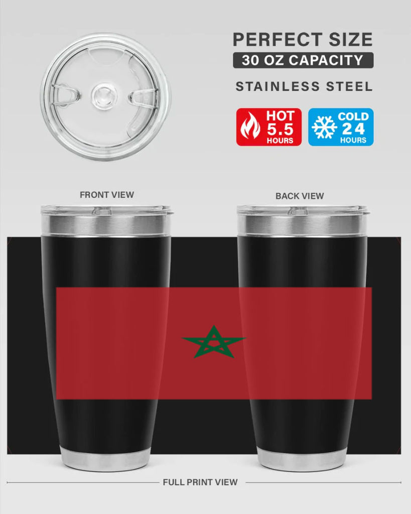 Morocco 81#- world flags- Tumbler