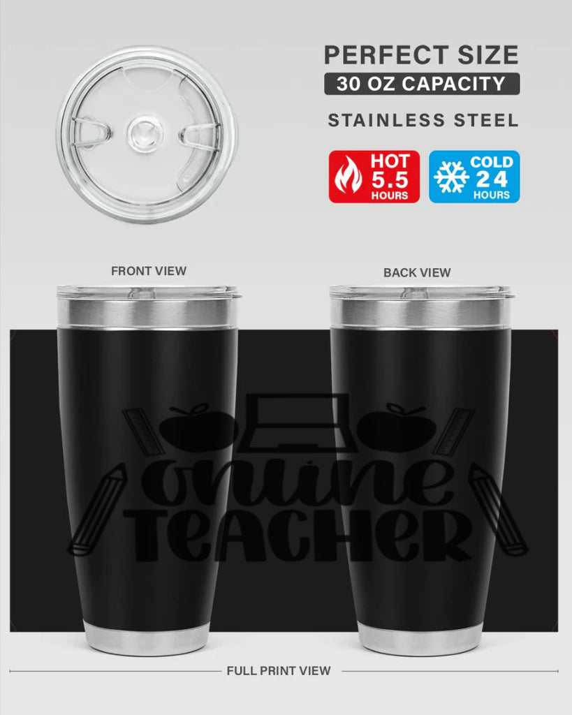 Online Teacher Style 61#- teacher- tumbler