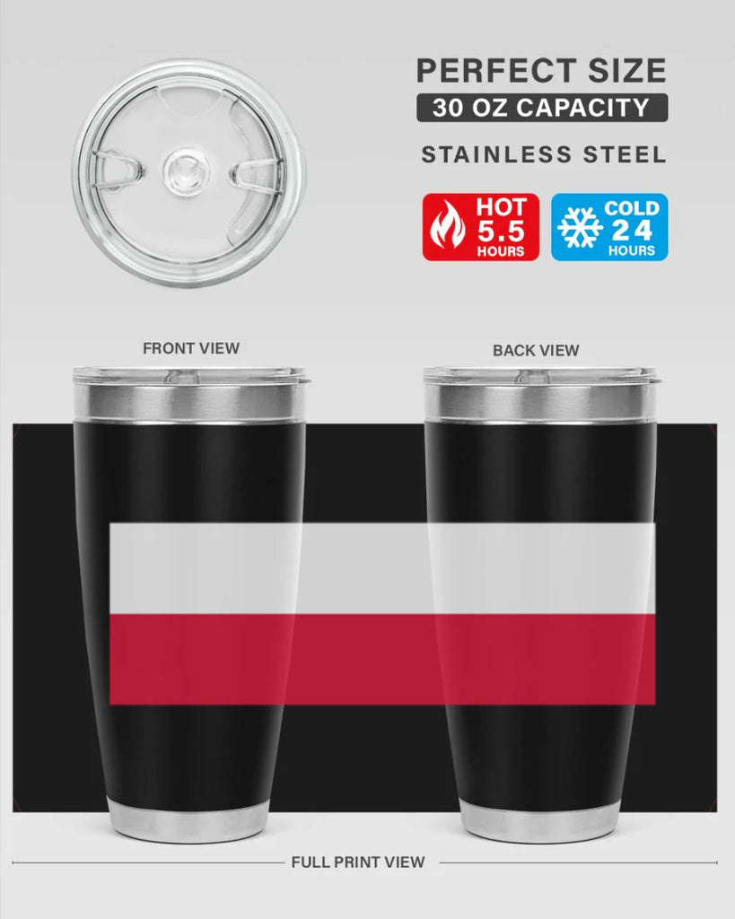 Poland 58#- world flags- Tumbler