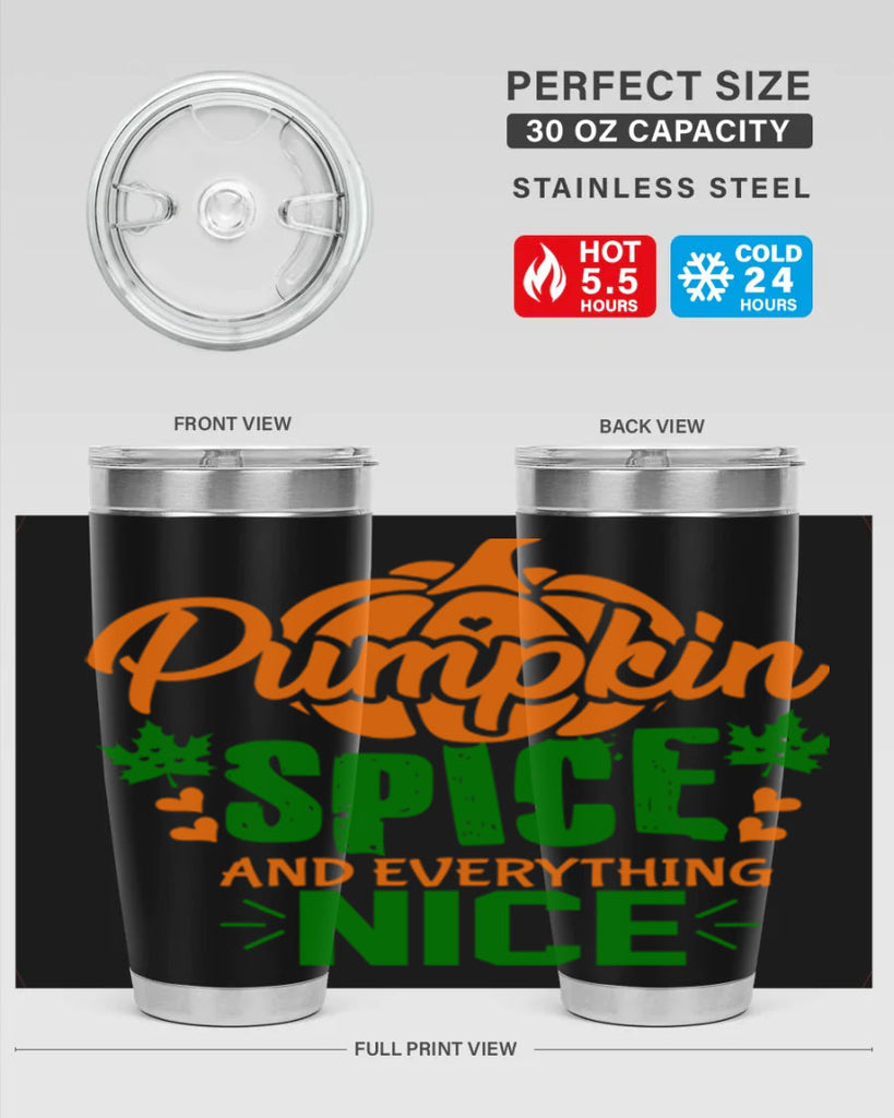 Pumpkin Spice and Everything Nice 538#- fall- Tumbler