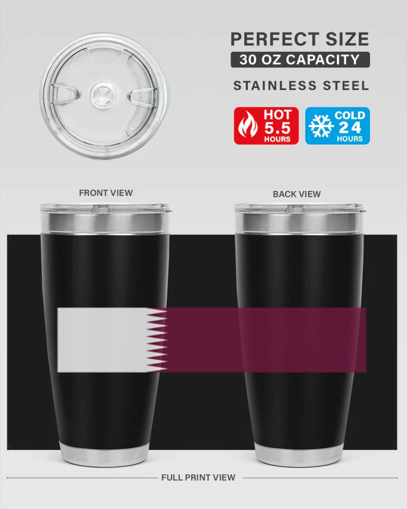 Qatar 56#- world flags- Tumbler