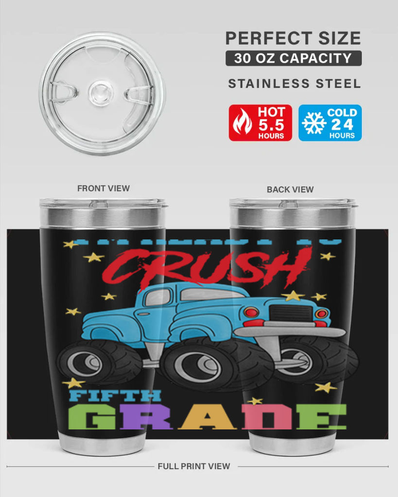 Ready to Crush 5th Grade 22#- 5th grade- Tumbler
