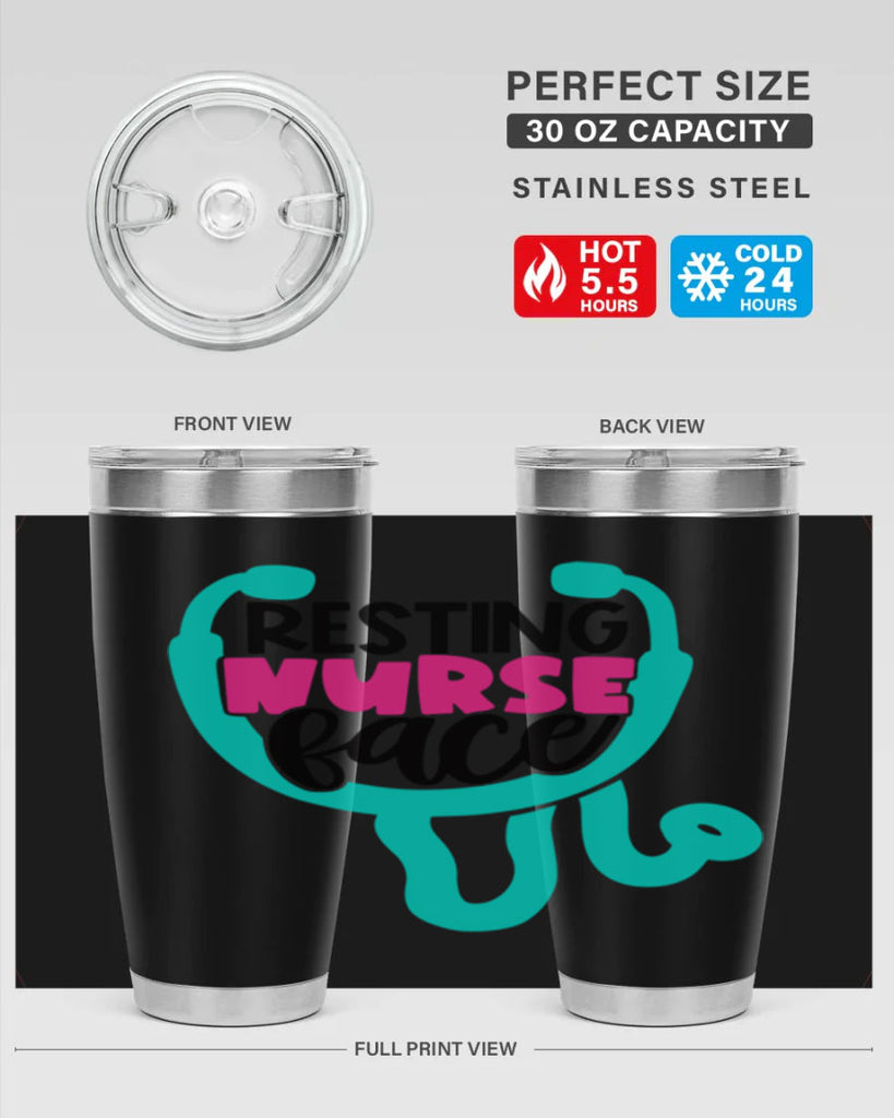 Resting Nurse Face Style Style 57#- nurse- tumbler