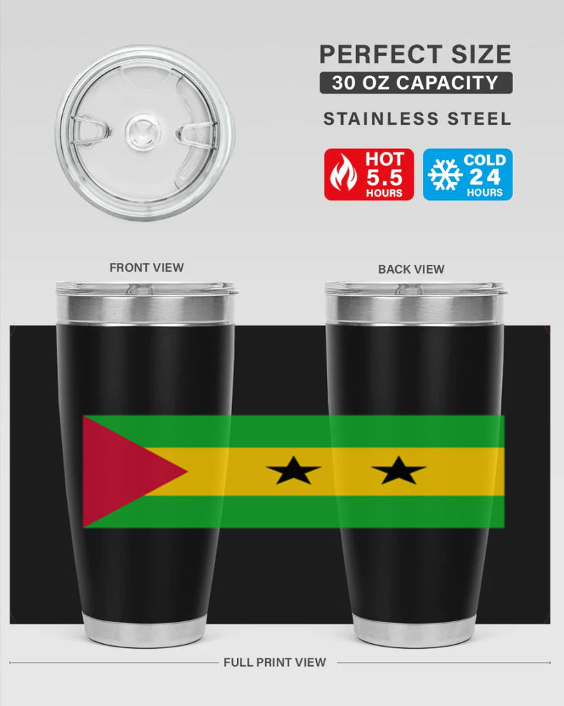Sao Tome and Principe 47#- world flags- Tumbler