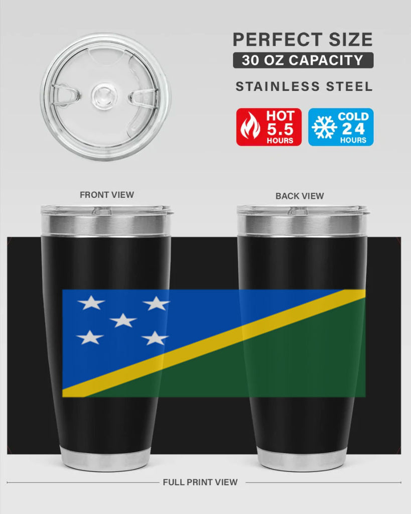 Solomon Islands 38#- world flags- Tumbler
