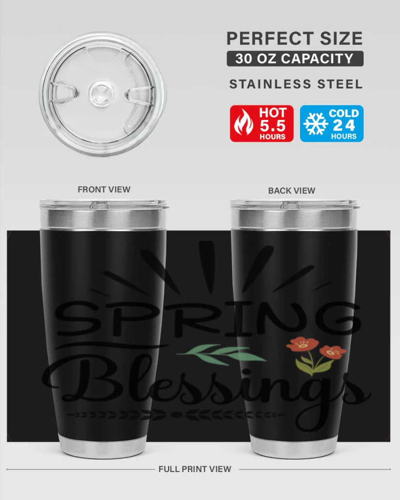 Spring Blessings  482#- spring- Tumbler