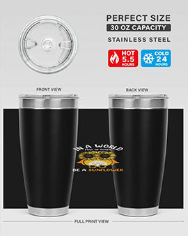 Sunflower Owl In A World A TurtleRabbit 18#- owl- Tumblers
