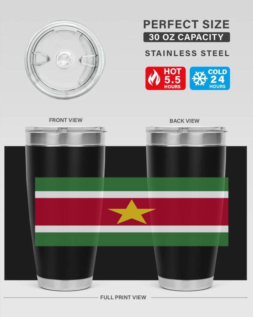 Suriname 30#- world flags- Tumbler