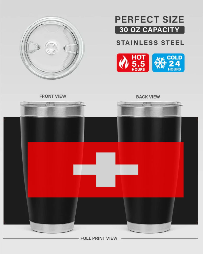 Switzerland 28#- world flags- Tumbler