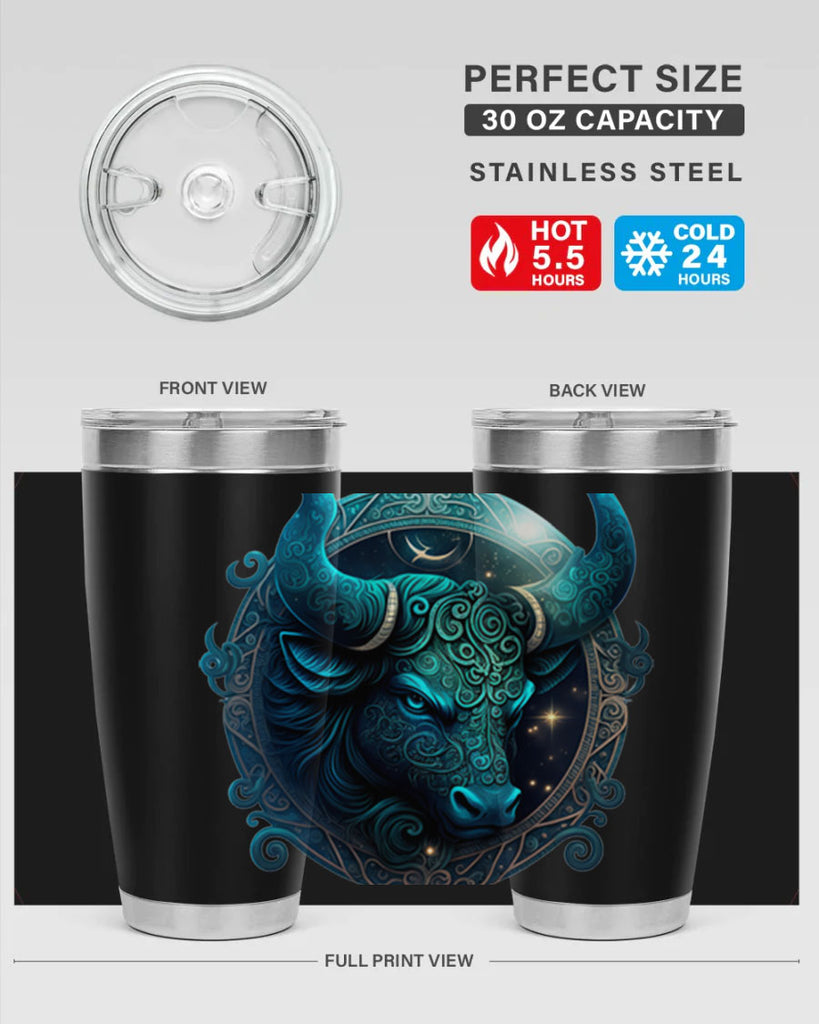 Taurus 485#- zodiac- Tumbler