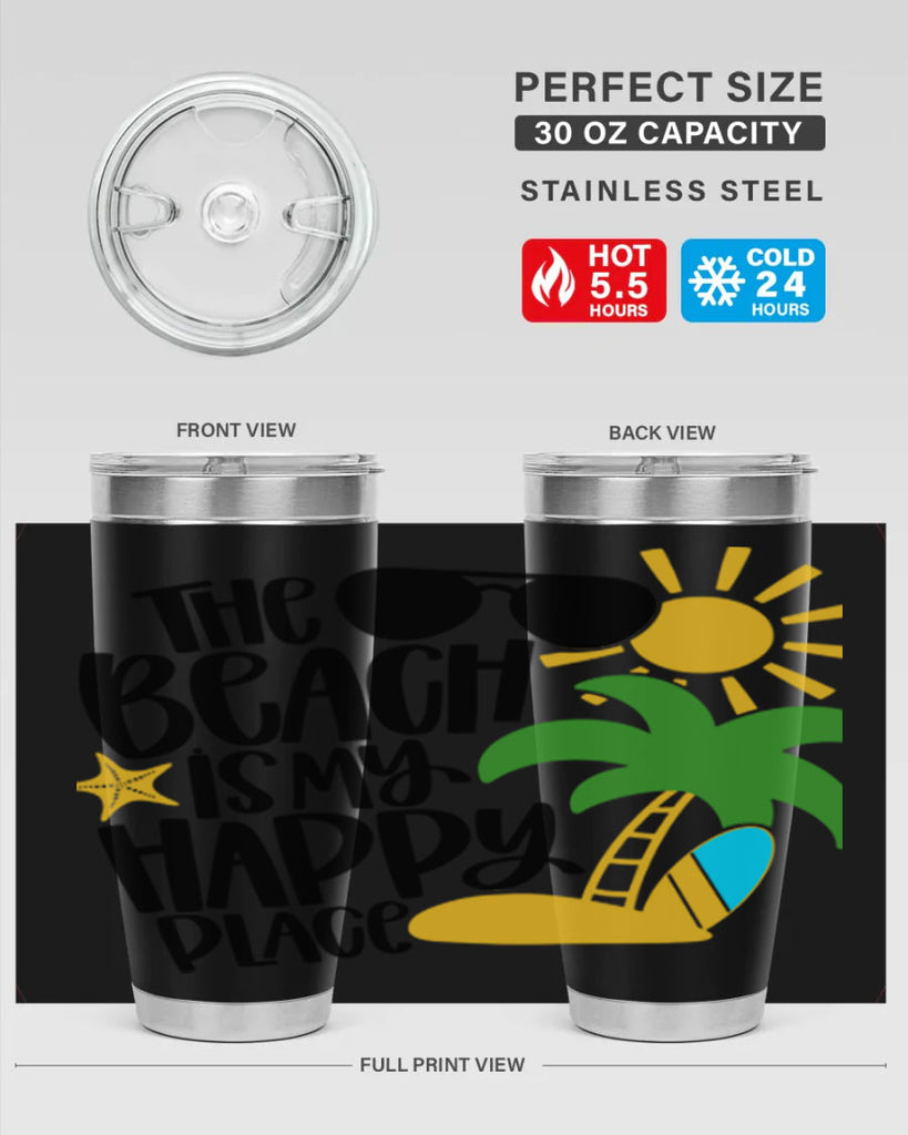 The Beach Is My Happy Place Style 12#- summer- Tumbler