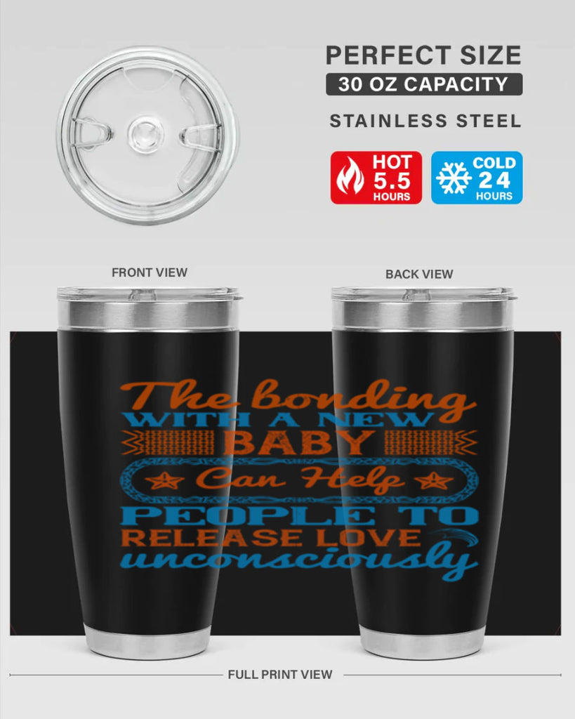 The bonding with a new baby can help people to release love unconsciously Style 7#- baby- tumbler