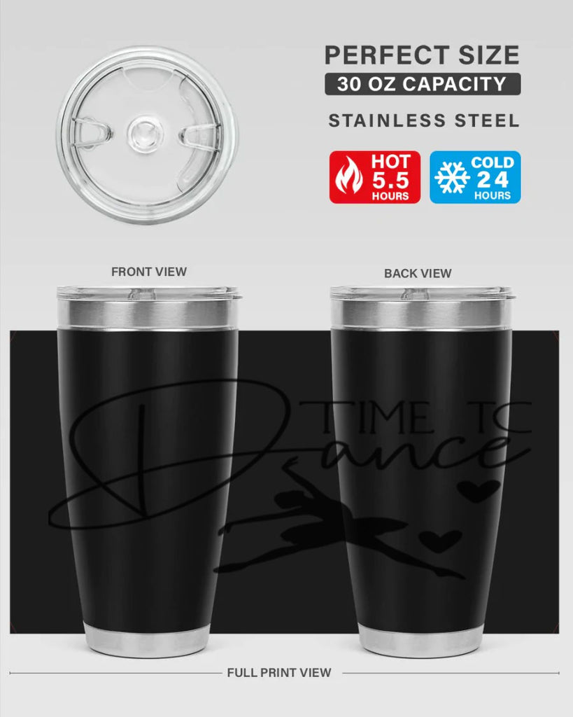 Time to Dance 85#- ballet- Tumbler