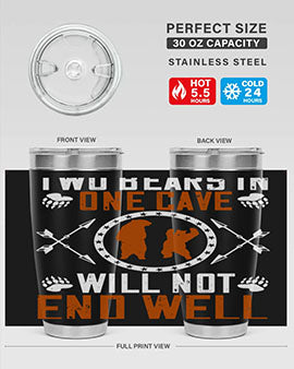 Two bears in one cave will not end well 34#- Bears- Tumbler