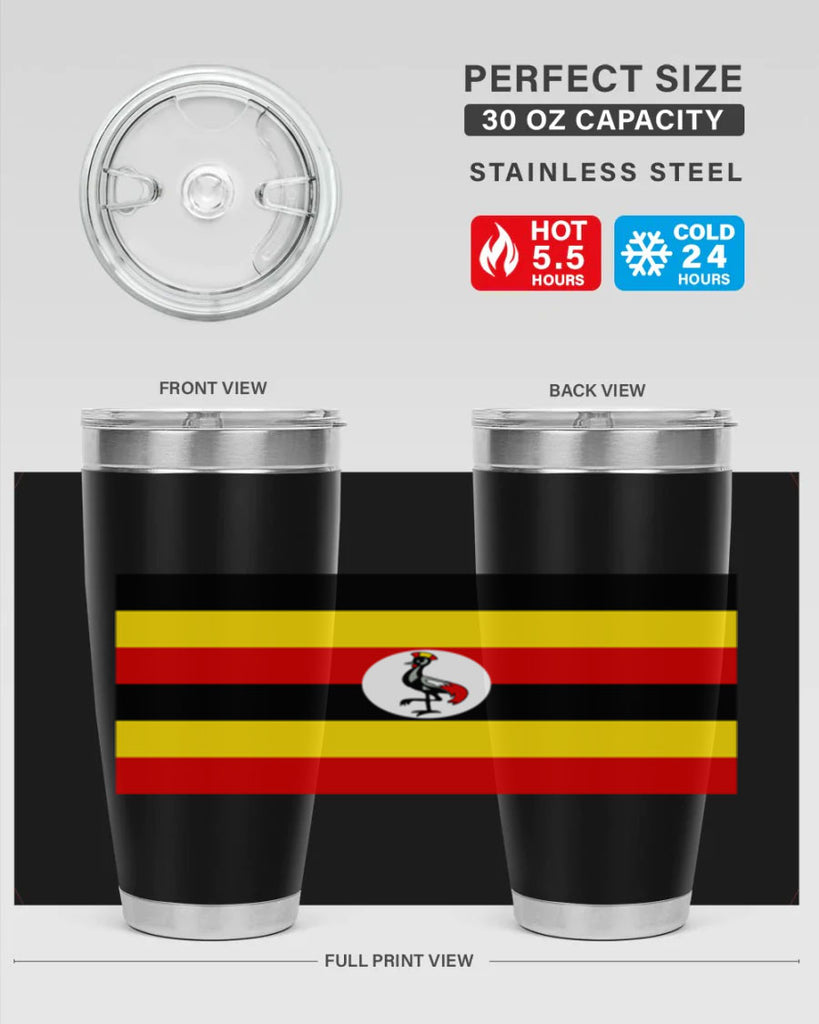 Uganda 14#- world flags- Tumbler