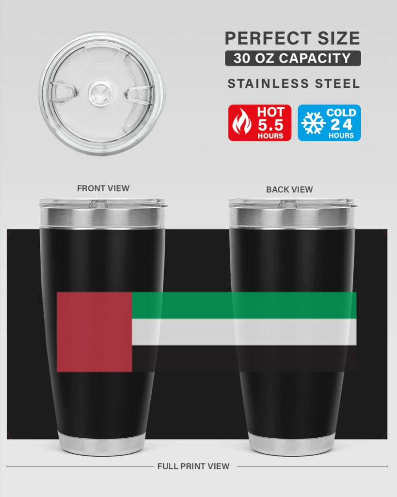 United Arab Emirates 12#- world flags- Tumbler
