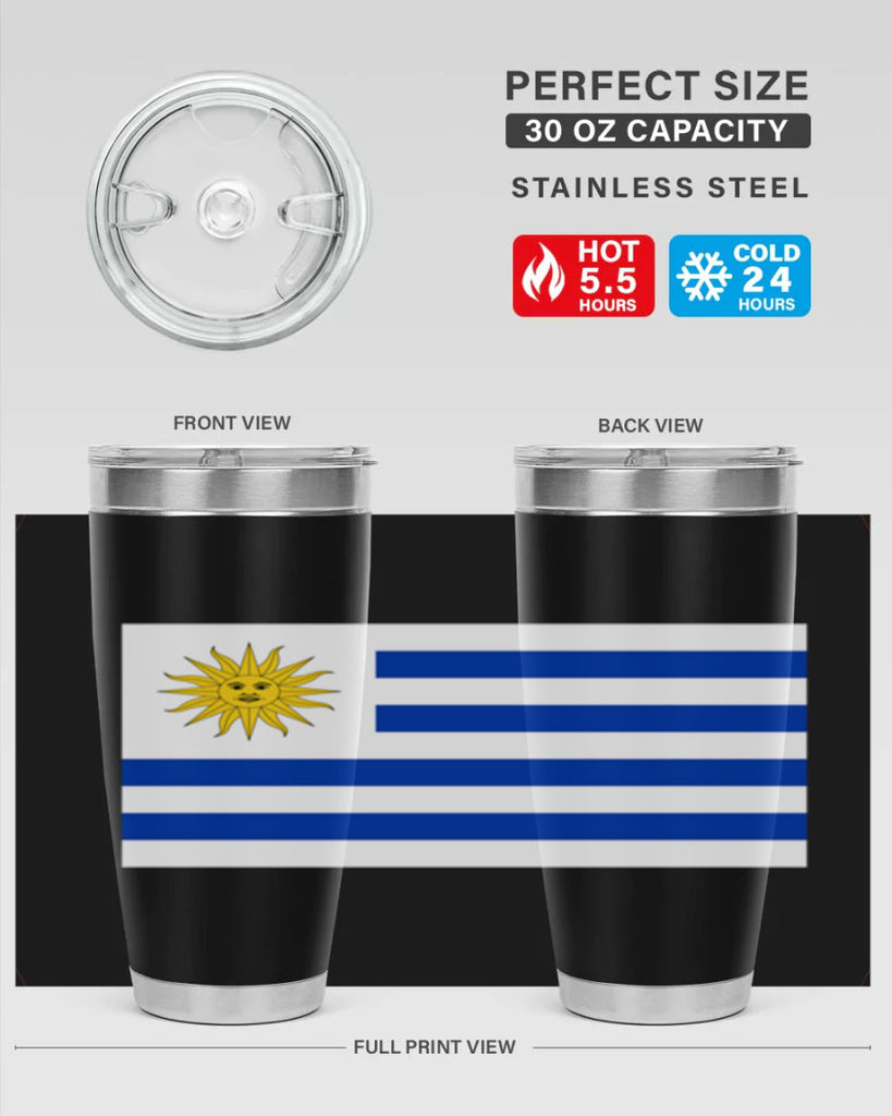 Uruguay 9#- world flags- Tumbler